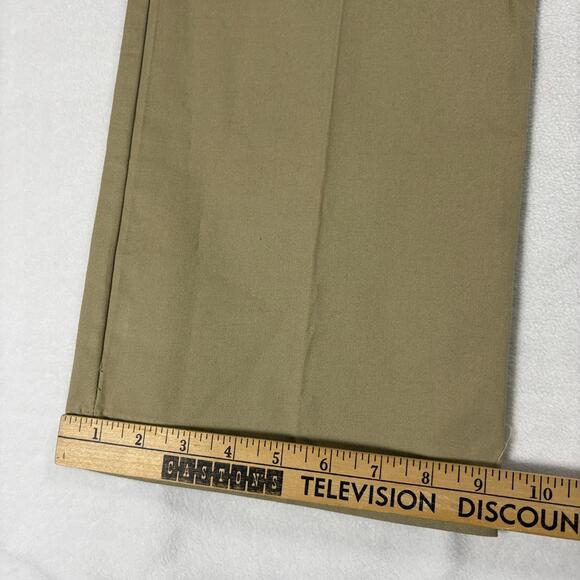 Workwear Relaxed Khaki Pants Dickies Tag 10R Fits Like 33X31 Beige Straight - Picture 3 of 9